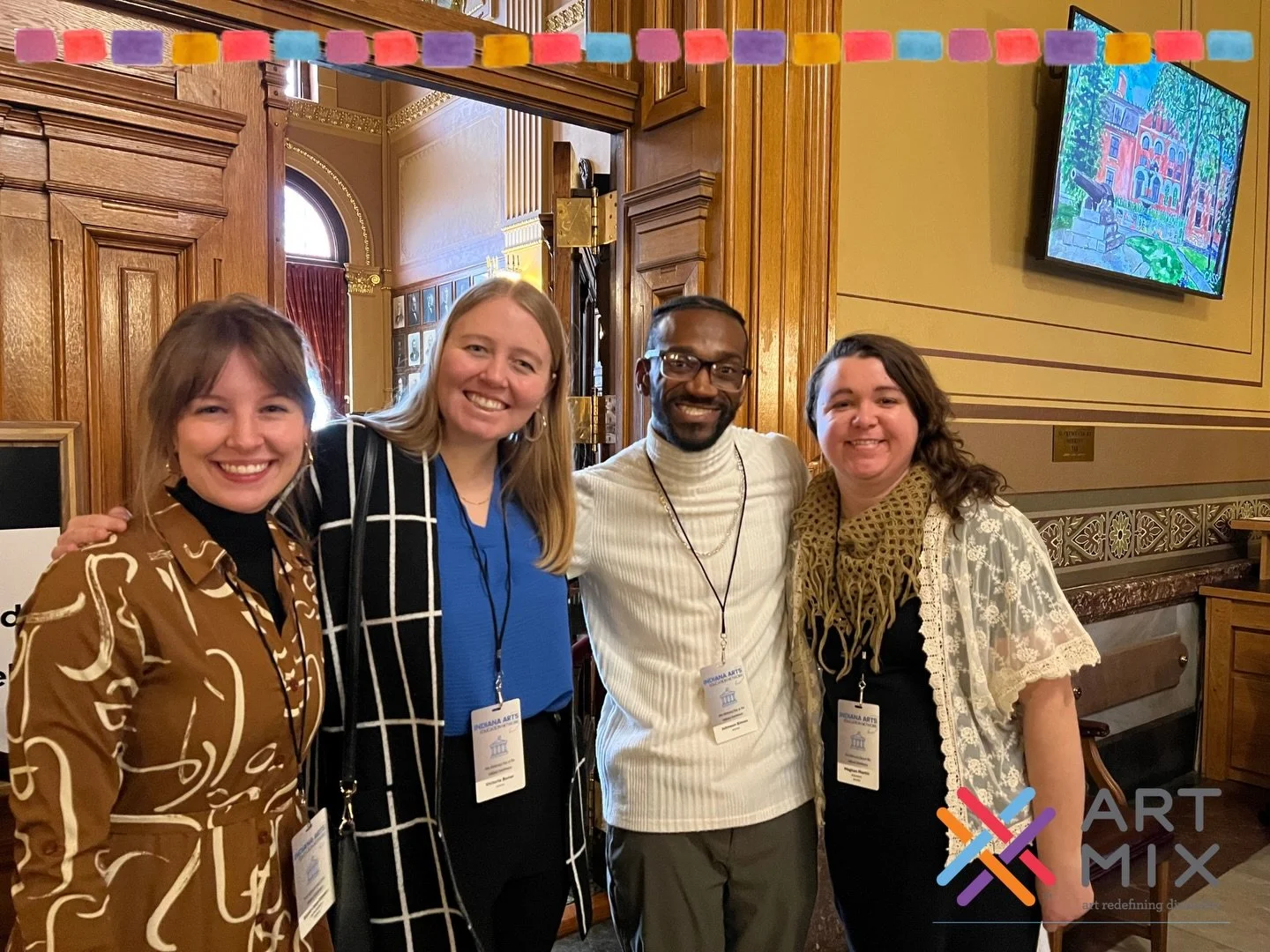 ArtMix was honored to receive an invitation from the Indiana Arts Education Network to the Statehouse yesterday to be recognized as part of Arts Education Advocacy Day! 

VP of Programs, @sarahjane.bryant and Teaching Artists @tori_bonar, @artbyjohns