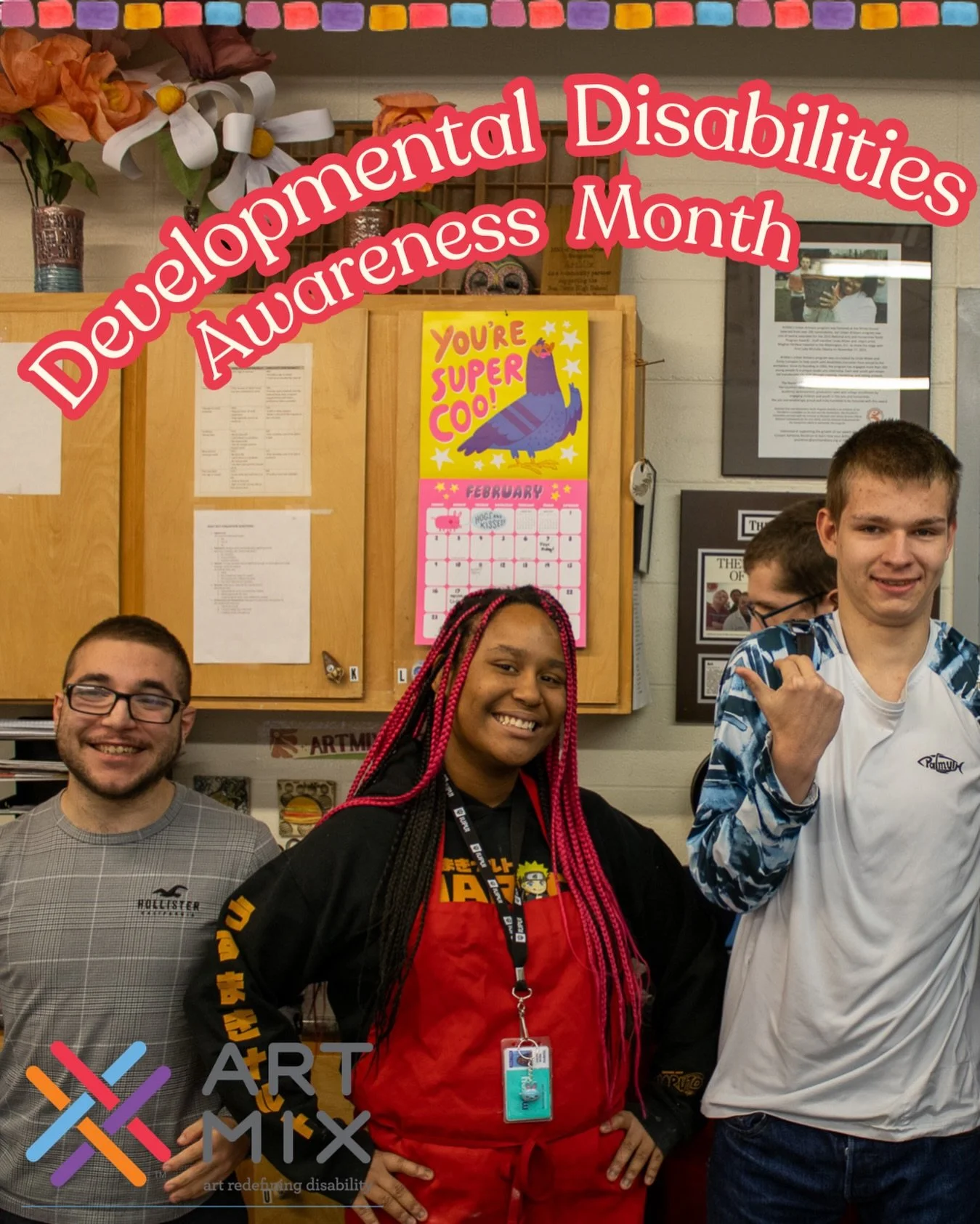 March is Developmental Disabilities Awareness Month! 🎉

At ArtMix, we believe when artists are supported, respected, and given space to grow, they bloom. 

This month we&rsquo;re celebrating the creativity and individuality of all of our ArtMix arti
