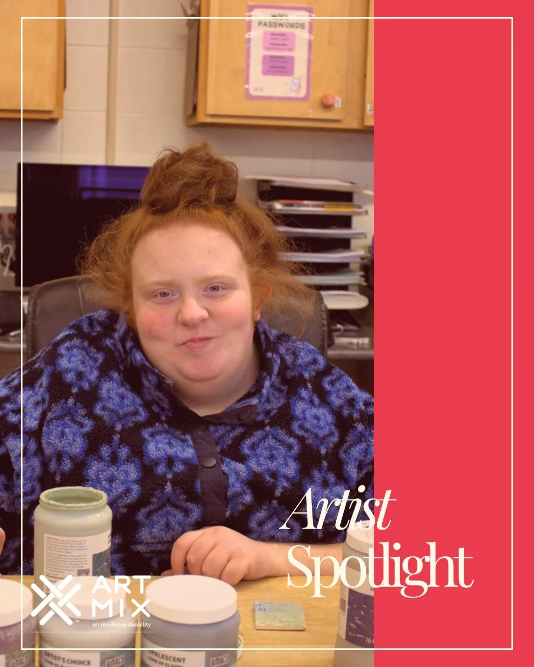 Urban Artisan Spotlight: Skilar ✨

Skilar has been part of the Urban Artisans program since 2021 joining us every Tuesday and Thursday. Over the past five years, she has become a funny, dedicated, and dependable presence in the studios. 

Skilar love