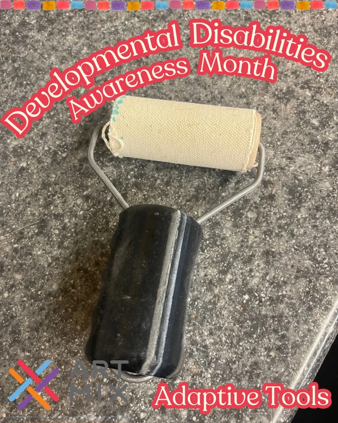 Accessibility in Action: Custom Adaptive Tools 🖌️ 

Through a collaboration with students from the Purdue University EPICS Program, we&rsquo;ve begun testing 3D printed adaptive tools designed specifically for our artists. These students have create