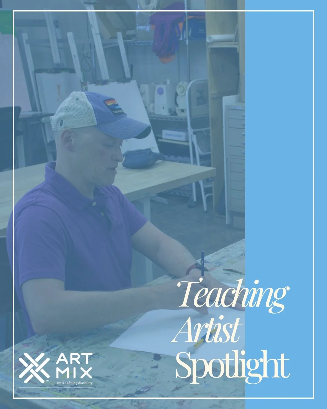 Featured Artist Spotlight: Chris Tower ✨

Chris Tower has been part of the ArtMix community since 2002 bringing over two decades of creativity, care, and connection to the studio. A Herron School of Art graduate, Chris found ArtMix through a fellow T
