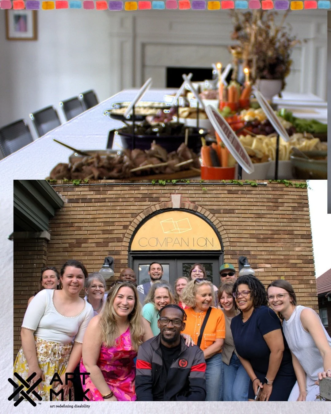 This is ArtMix ✨

Last week, nearly all of the ArtMix staff and Teaching Artists came together for a night of fun and relaxation at our annual Staff Renewal Retreat. This year&rsquo;s retreat was centered around honoring and celebrating the people wh