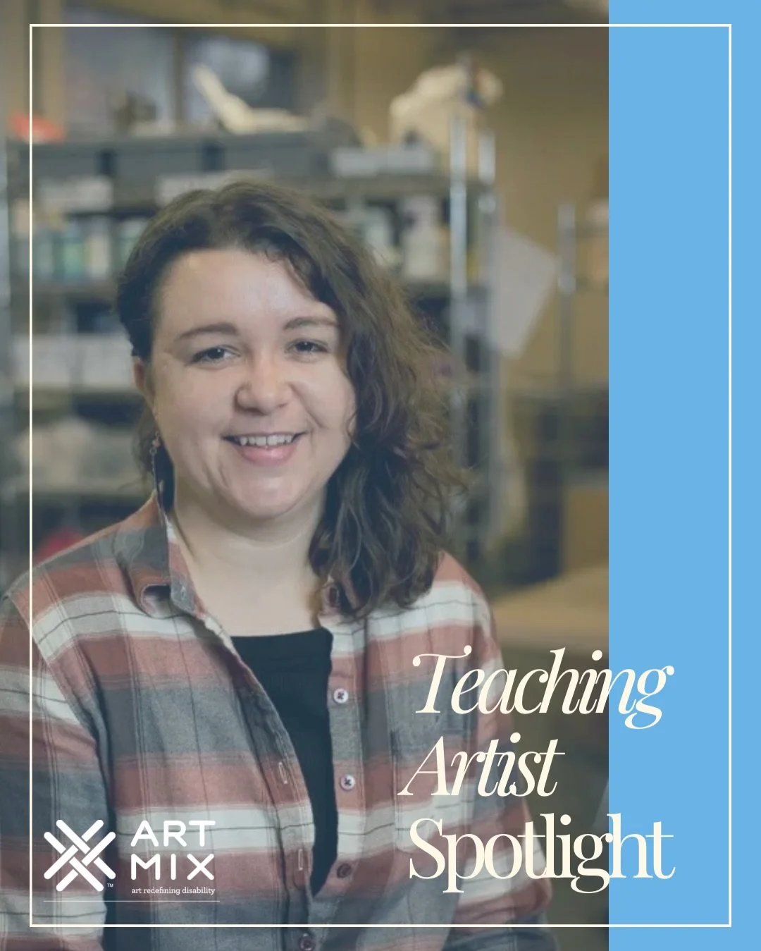 Featured Teaching Artist: Meghan Martin 🎶

Since 2021, Meghan has brought her passion for music, songwriting, and fiber arts to ArtMix. Meghan creates space for students  to explore, grow, and find their creative flow. 

She shares, &ldquo;accessibl
