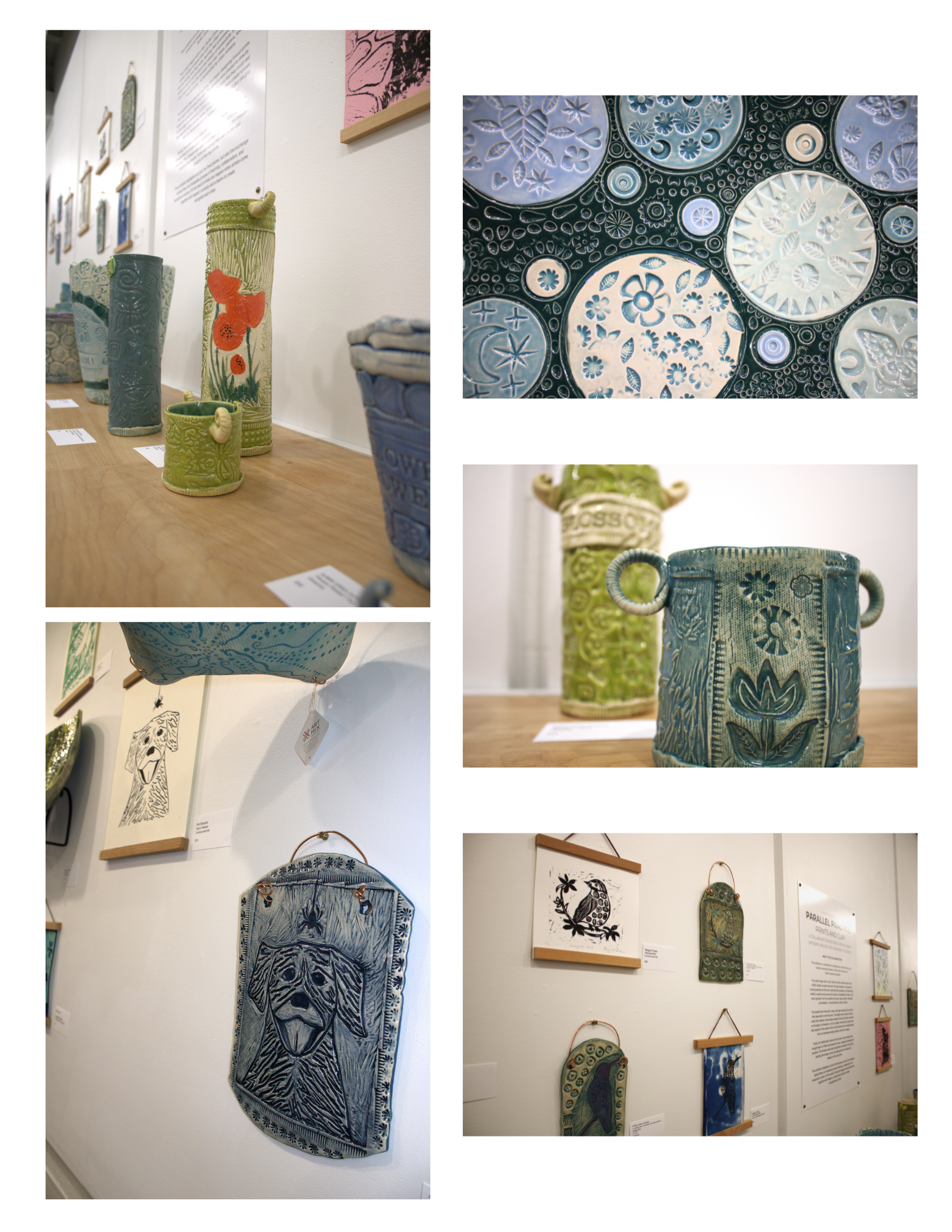 Collaboration between ArtMix Urban Artisans and students from Butler University- Parallel Practice