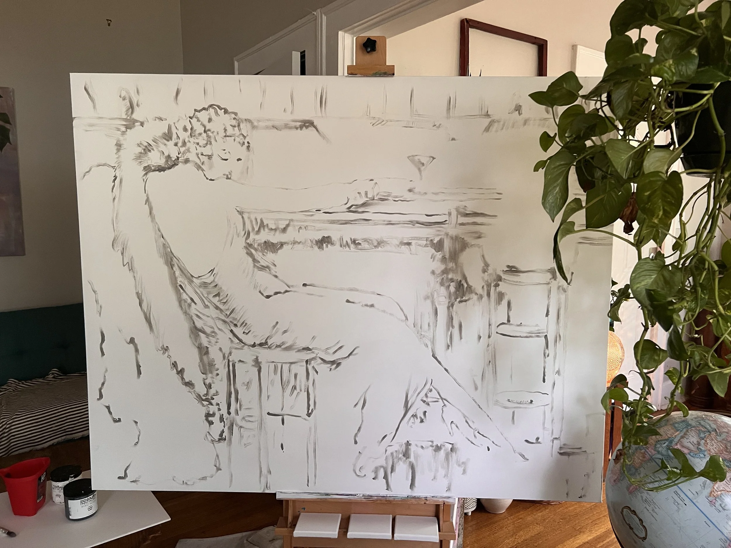 Recreating icart's Le Cocktail Sketch.jpeg
