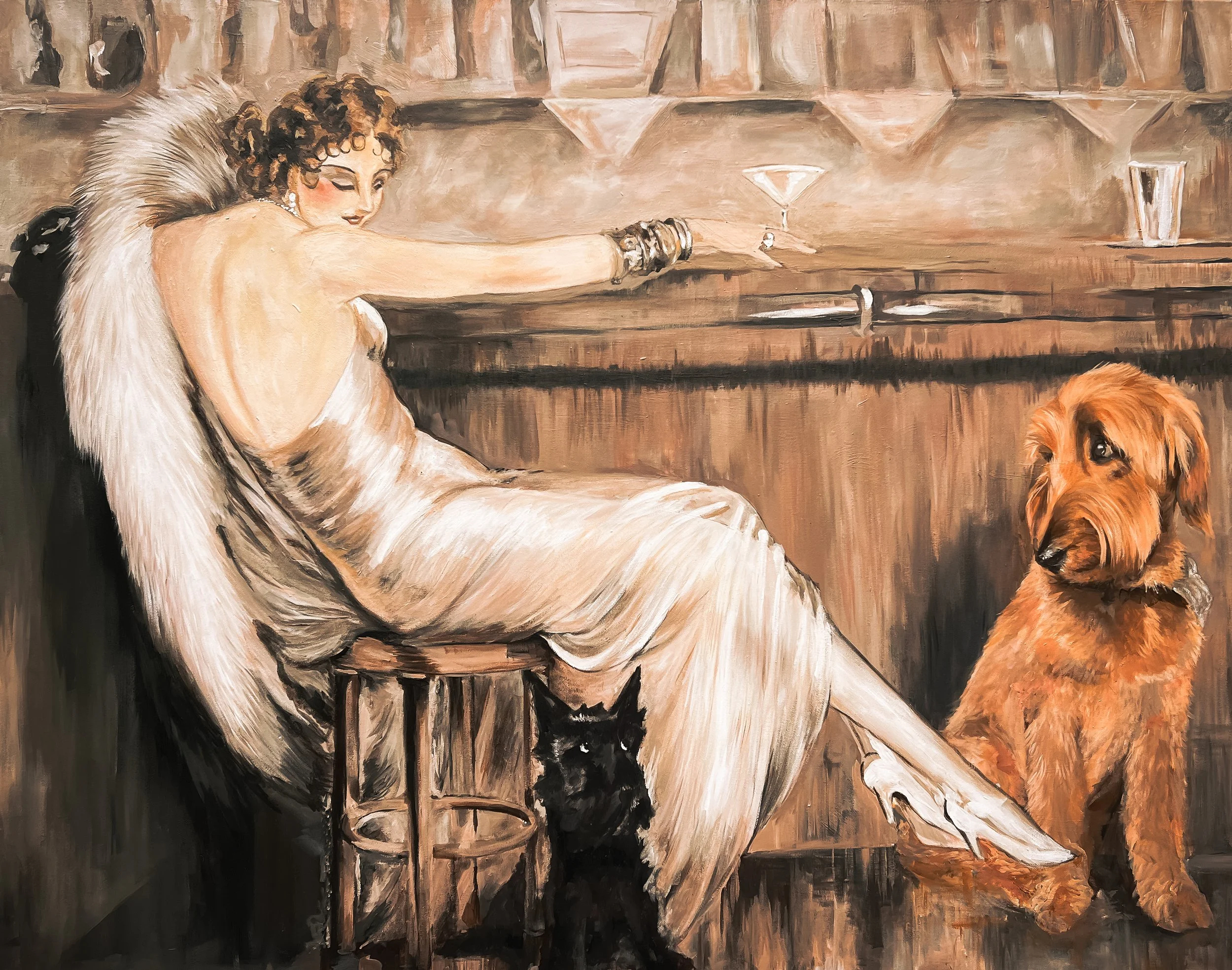 the-bar-painting-art-deco-dog-portrait-eric-fernung-studio.JPG