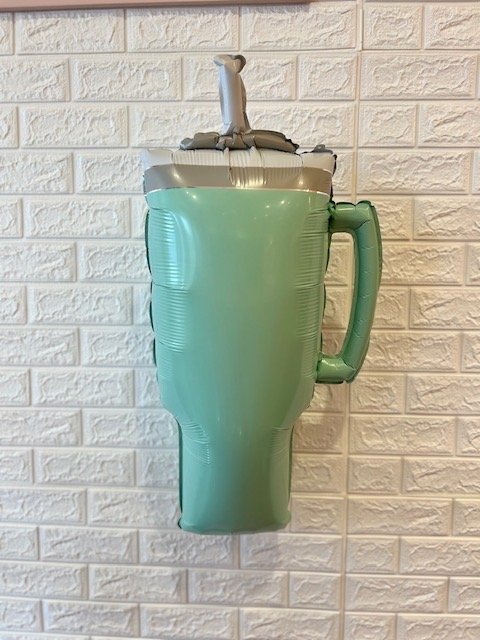 **Unpackaged**50 Pack**Trendy Water Cup Balloon in Mint 30"