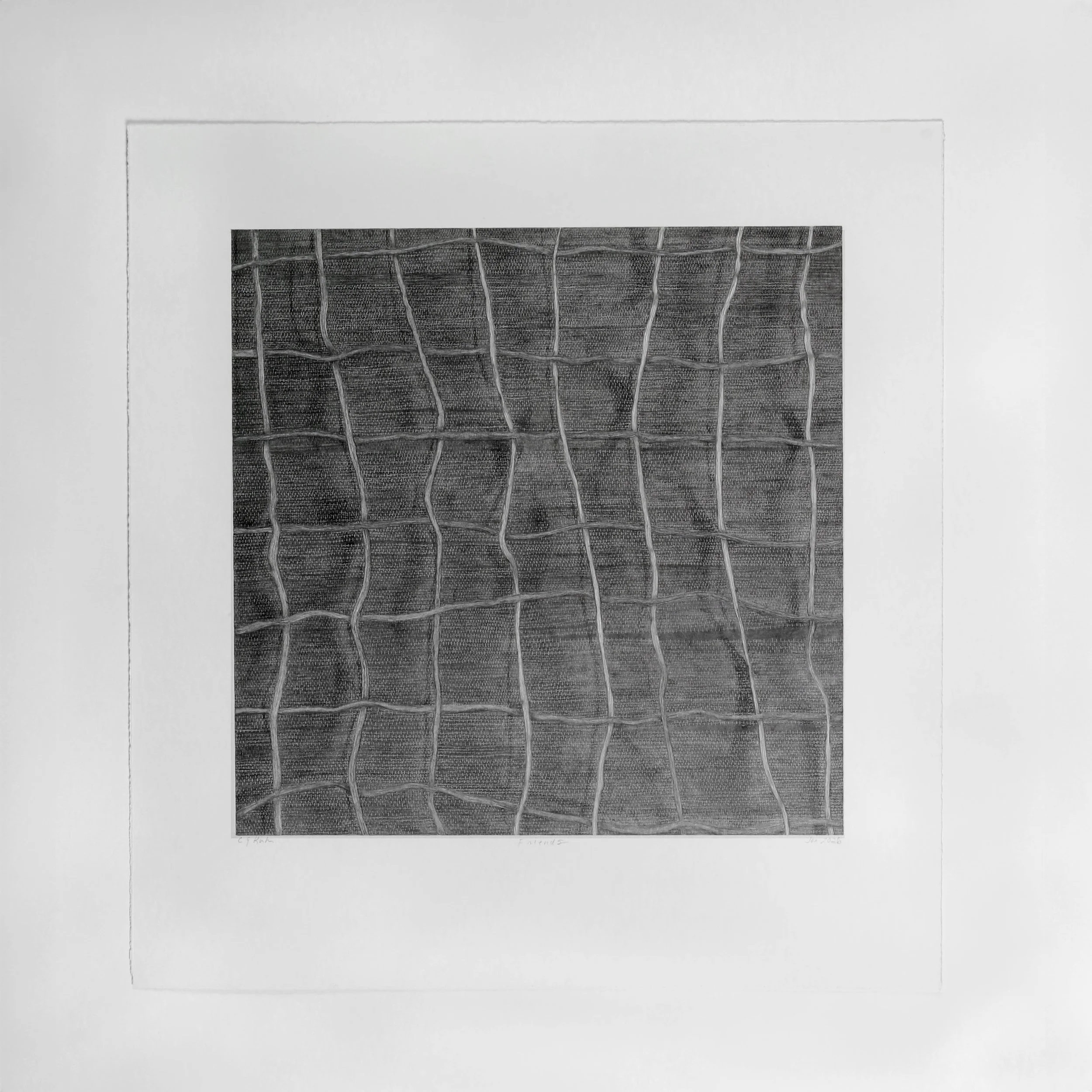 Friends
graphite on paper
12" x 12"
2026