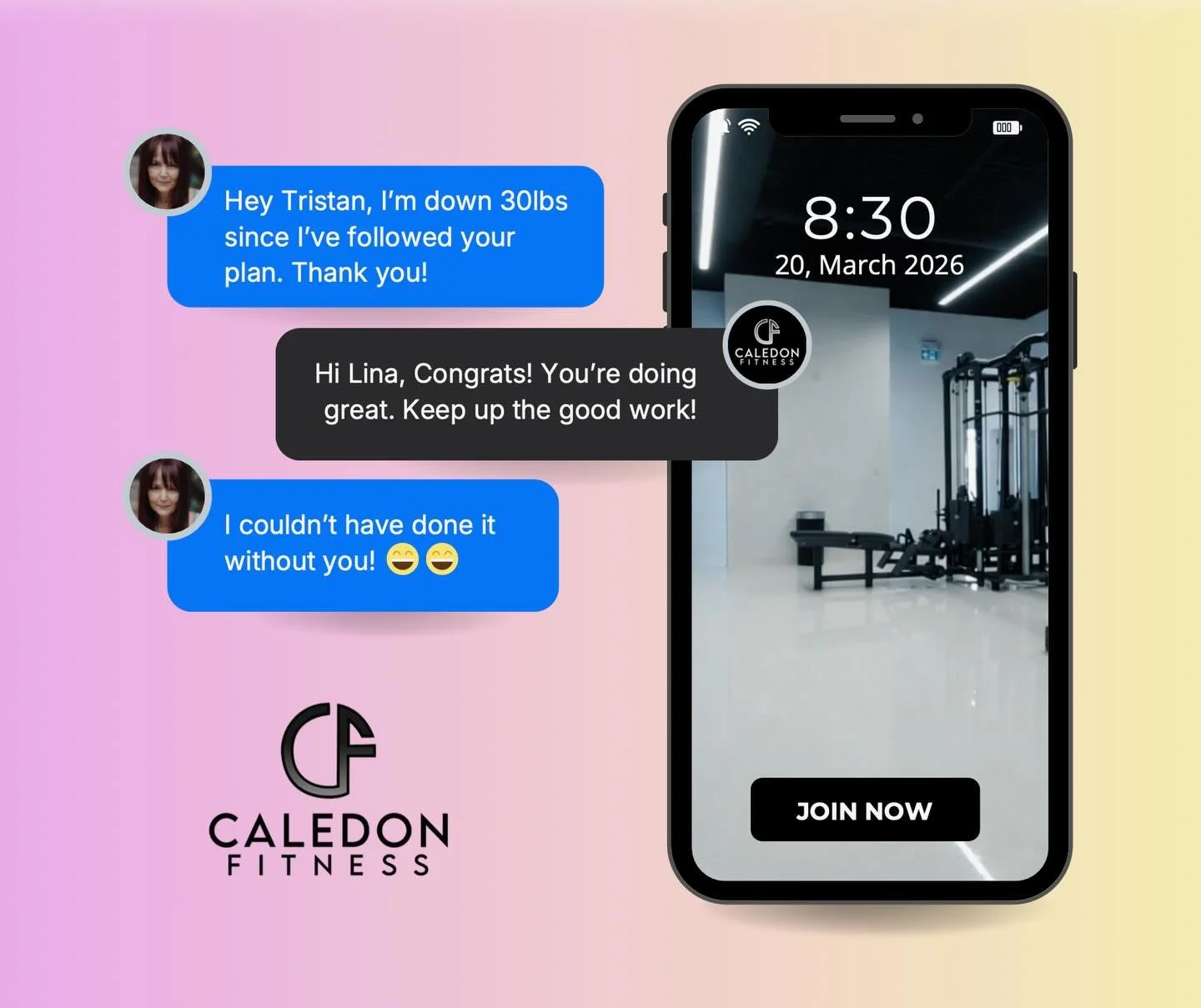 We&rsquo;re here to help&hellip; EVERY step of the way! JOIN NOW! Call (905) 783-1599 to book a consultation or email tristan@caledon-fitness.ca #caledonfitness #boltonontario #kingcityontario #kleinburgontario #privategym