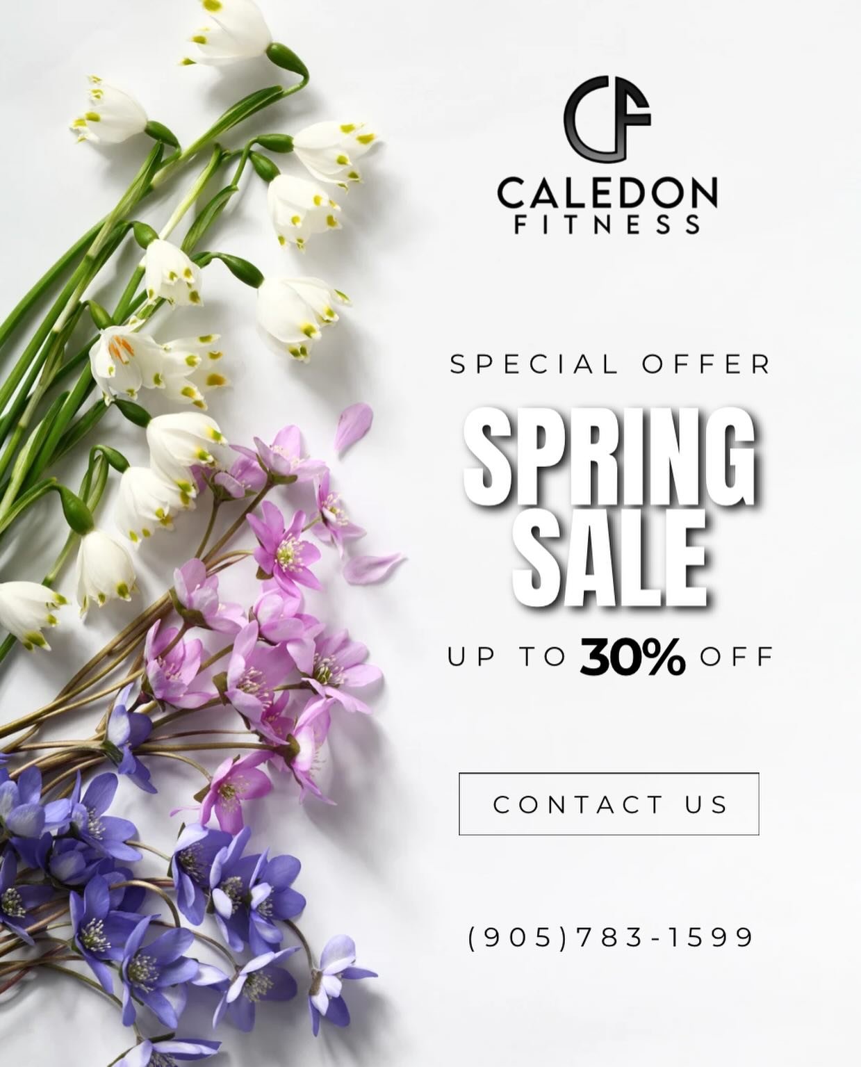 SPRING RESET SALE! Up to 30% off select Personal Training packages! Limited time only. Limited spots. Lose fat. Build strength. Transform your routine. #caledonfitness #boltonontario #kingcityontario #kleinburgontario #privategym