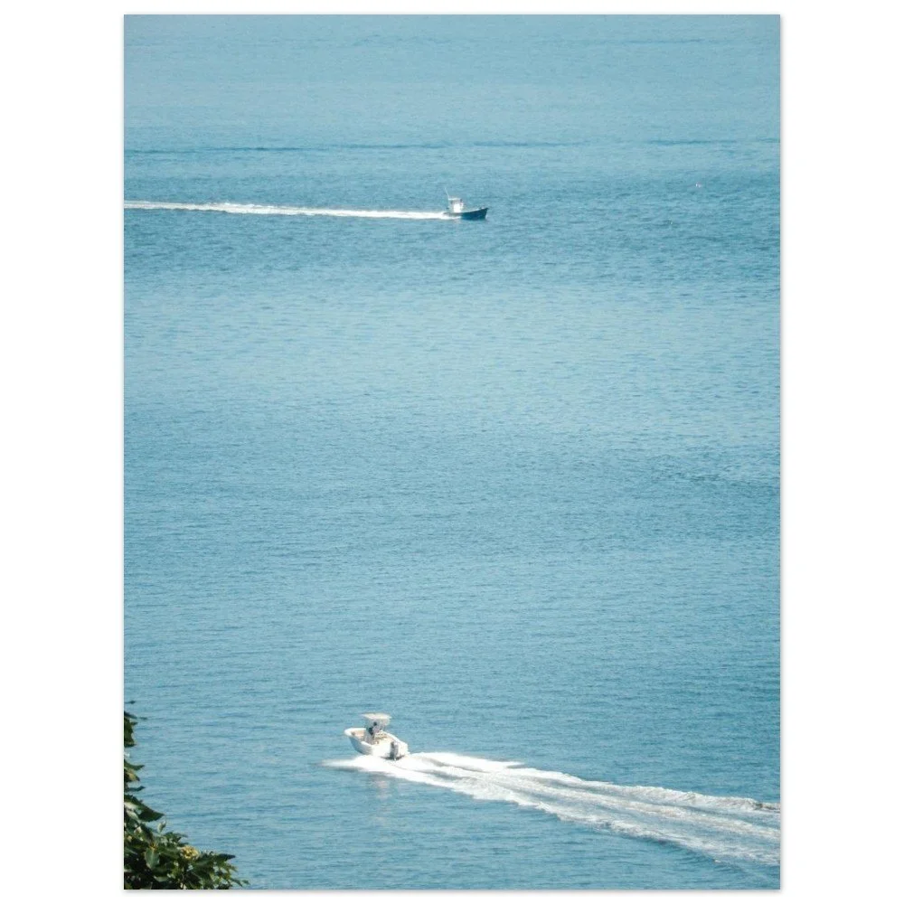 Boats in Open Water Print
