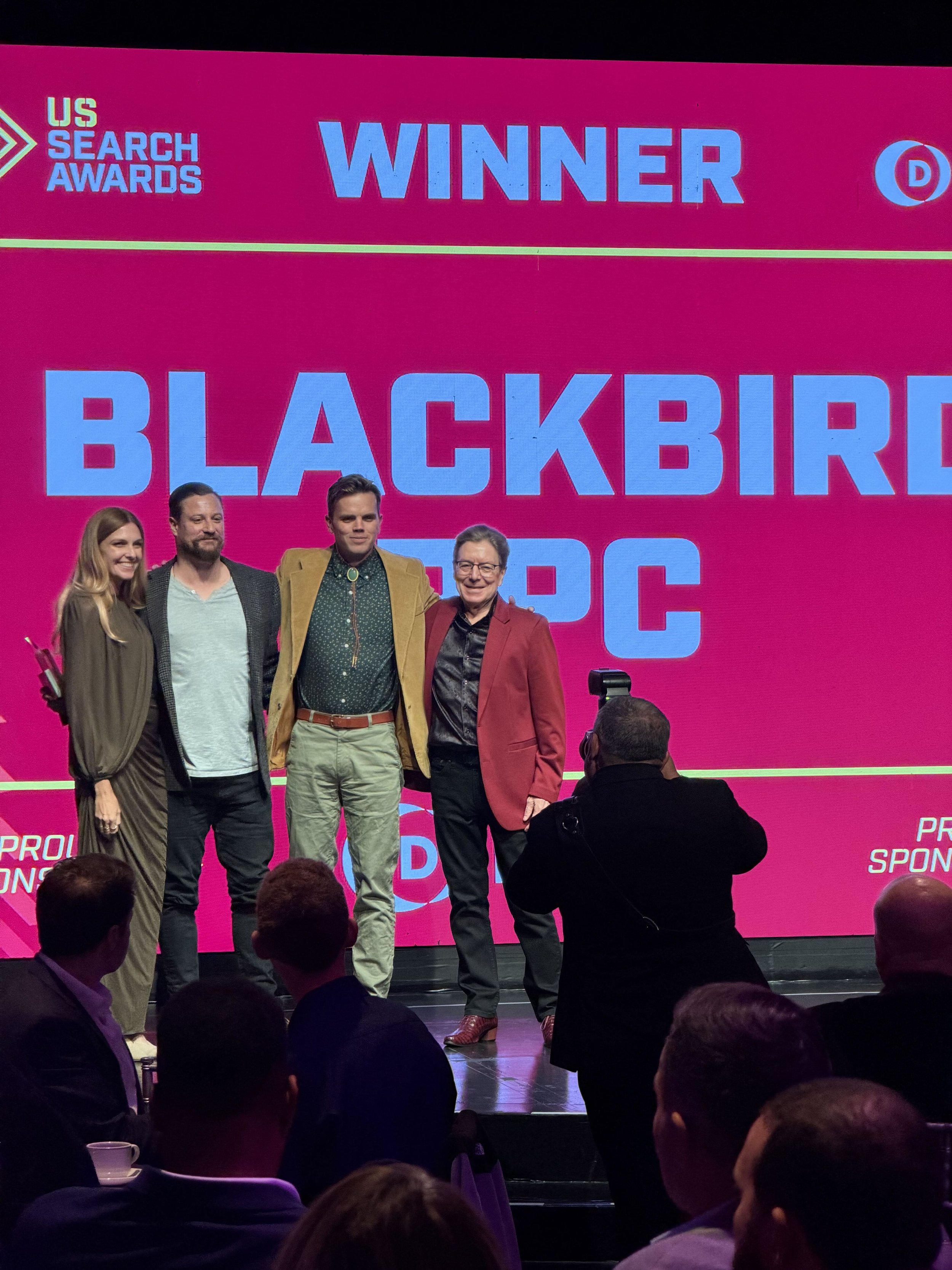 Blackbird PPC Wins Best Small PPC Agency at the 2026 U.S. Search Awards