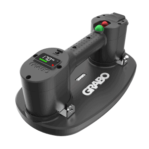 A Grabo is an electric vacuum suction device that can be used to climb a flat surface, or lift heavy, flat objects.