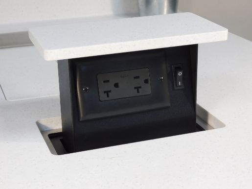 Popup Outlet On Kitchen island