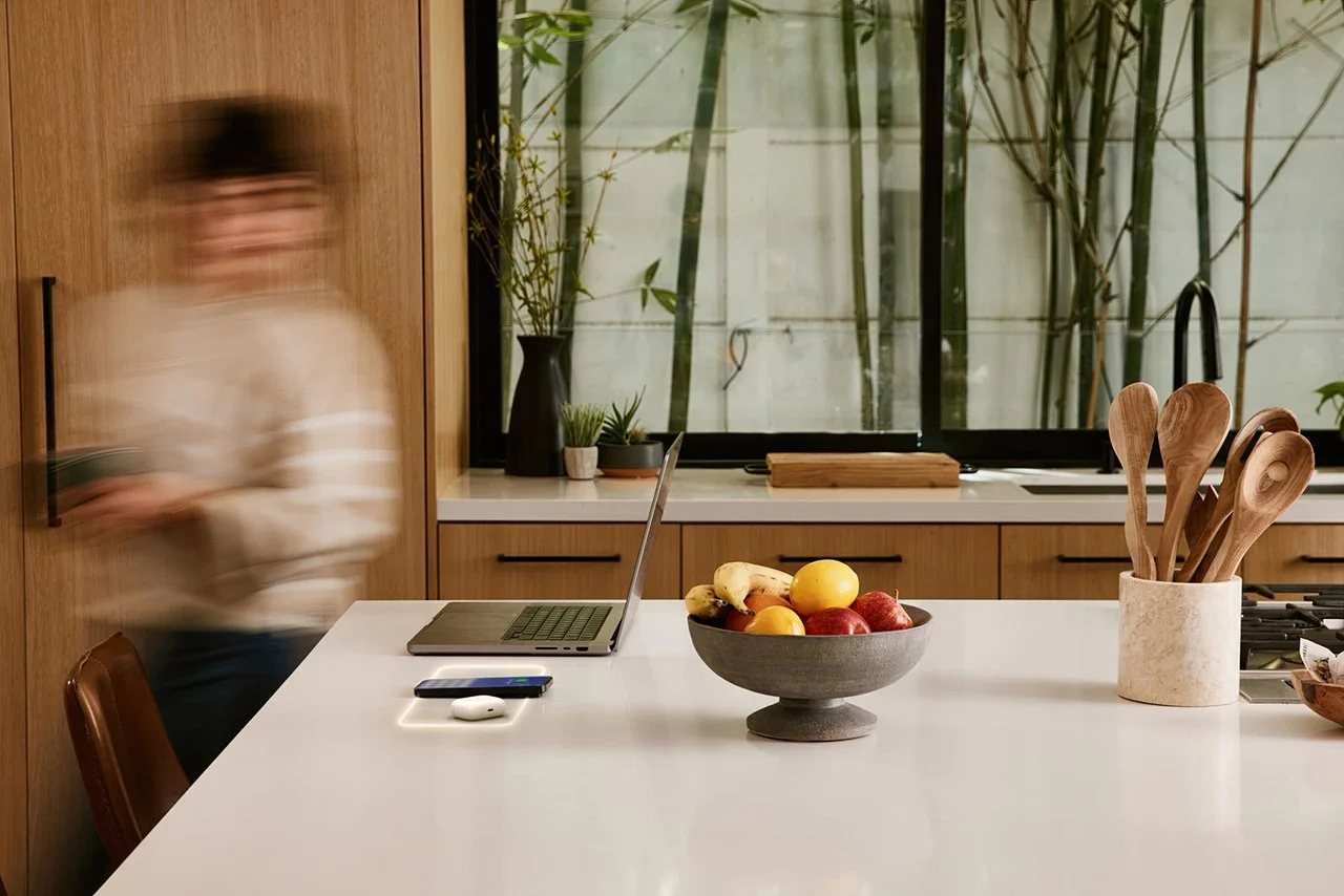 Kitchen Island Free Power Charging Station