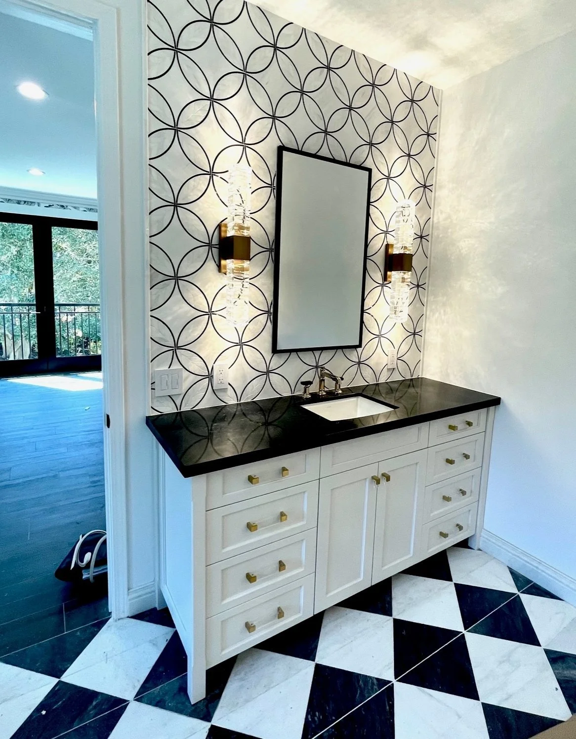 WHAT’S BLACK, WHITE, AND CHIC ALL OVER - A FULL HOME REMODEL ...