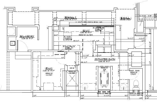  Existing Bathroom Floor Plan&nbsp; 