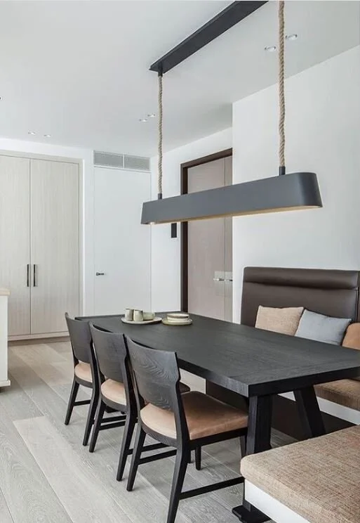  C H I C layered neutrals beautiful eat-in kitchen nook by  @obumex_interiors  