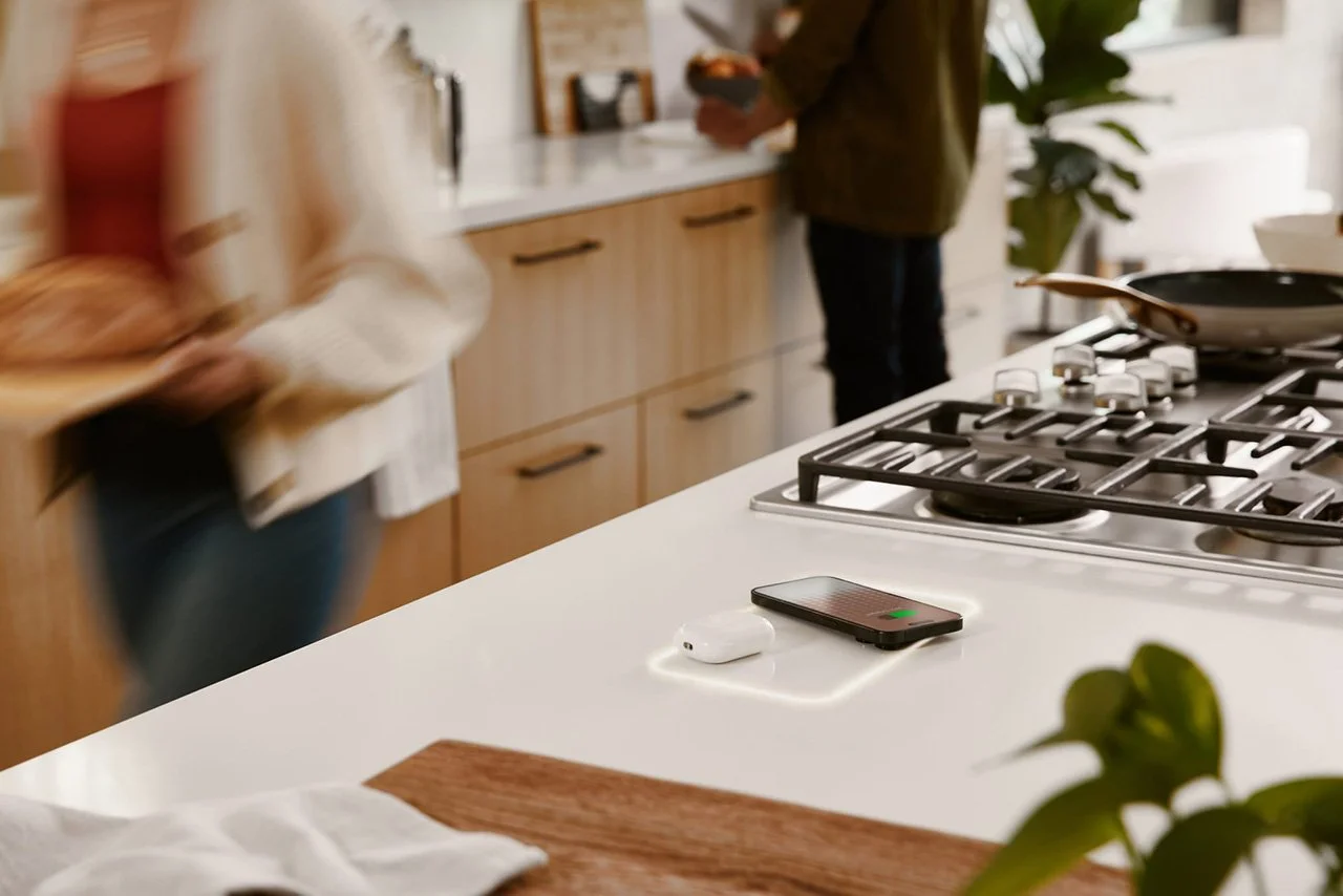 Kitchen Island Free Power Charging Station
