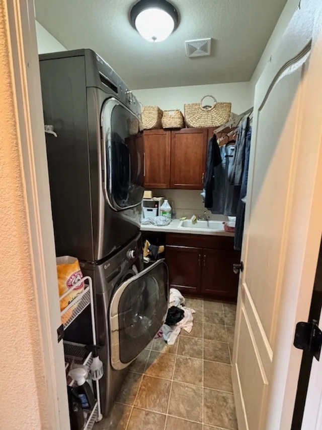  Before Laundry Room - Future Wet Bar  