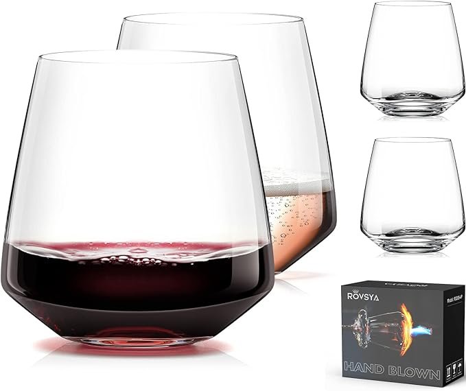 Stemless Wineglasses