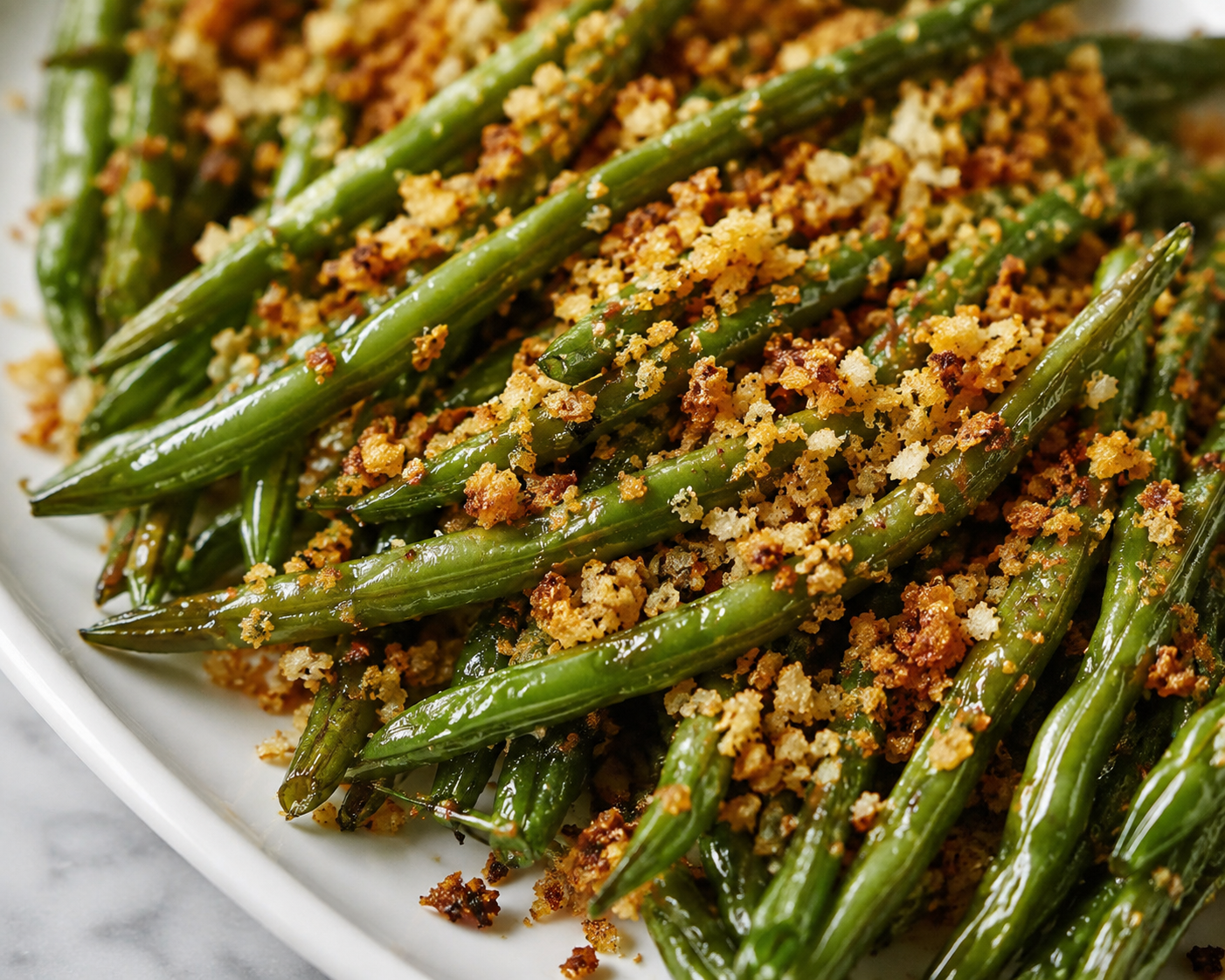 Crispy Garlic Green Beans