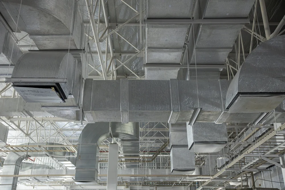 VAV system installation