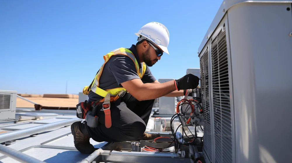 Rooftop unit repair