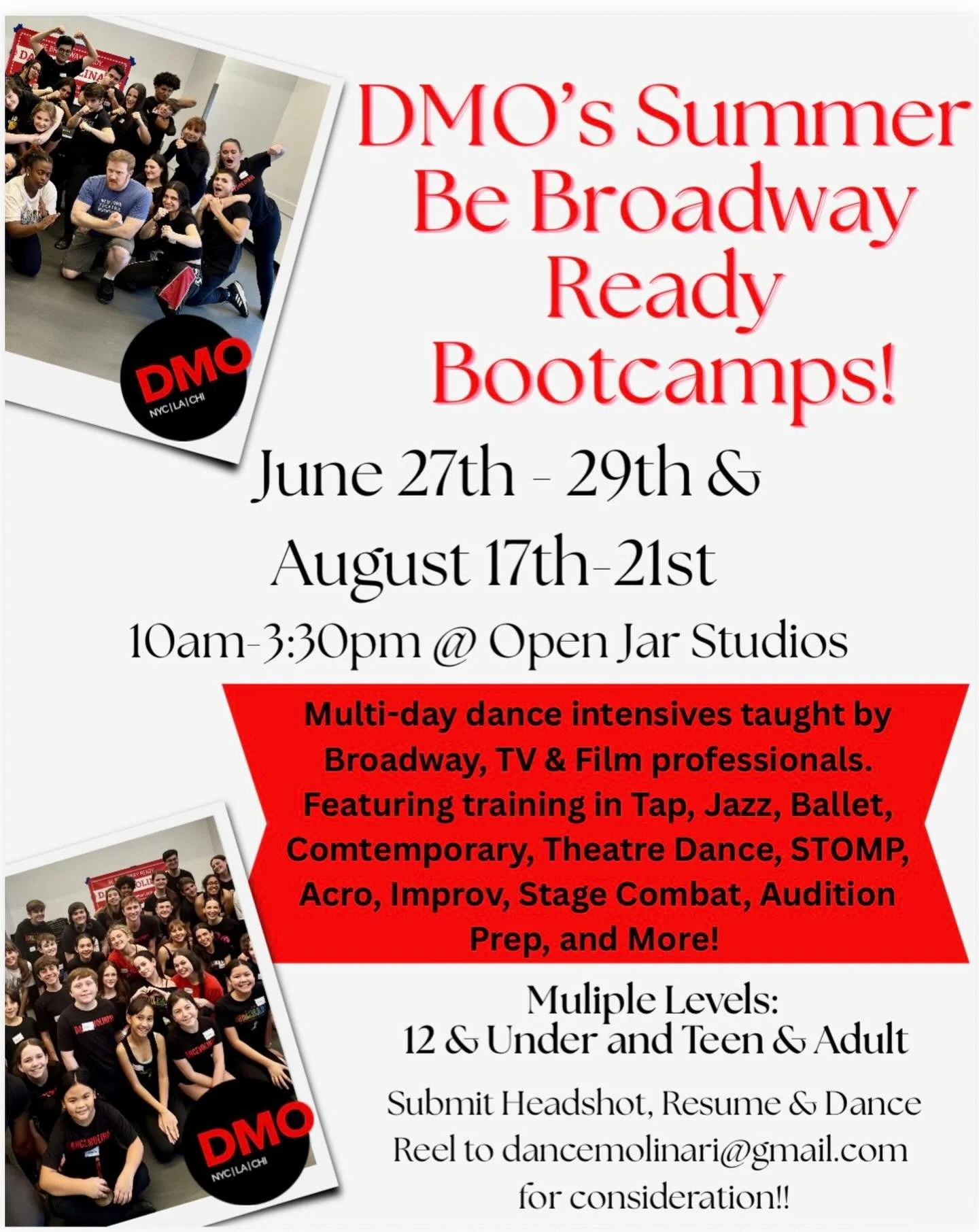 WE ❤️ DMO! Make the most of your summer ☀️ 
@dancemolinari