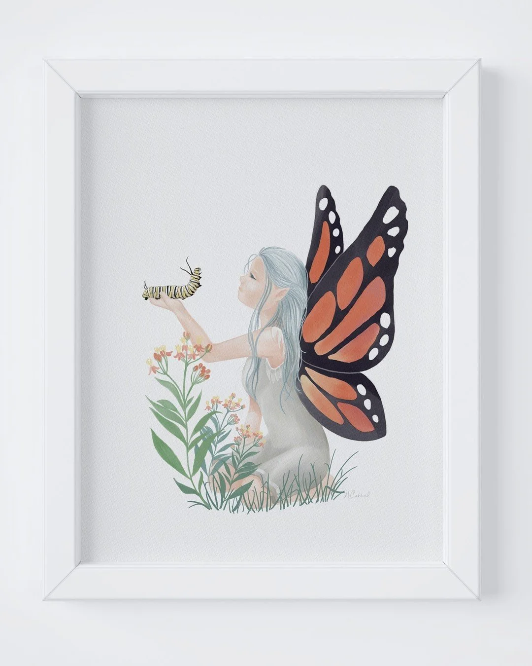 ✨ This monarch fairy illustration was a little out of my normal comfort zone, but I'm happy with the result.  She's available in my Etsy shop.😊

#MonarchMagic #MonarchFairyArt #IllustrationMagic #NatureInspiration #ArtCommunity