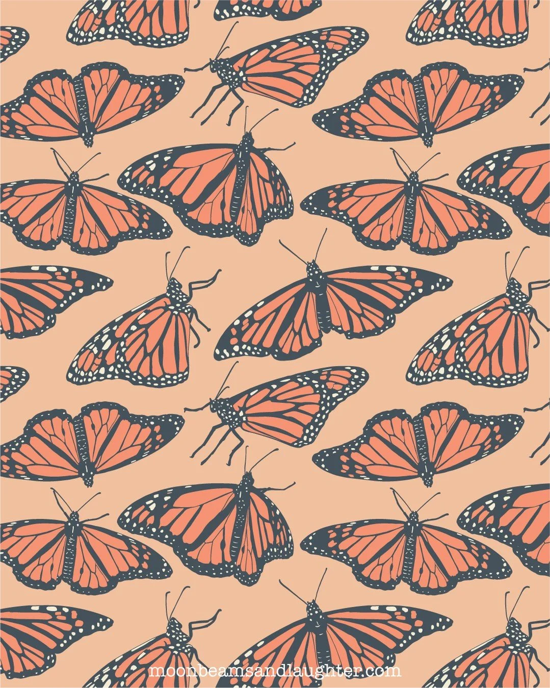 This week's #CreateWithCatCoq drawing prompt was butterflies.  I just so happened to have finished up my Monarch Garden collection recently, so here's to great timing @catcoq 

#ButterflyArt #DrawingChallenge #ArtLicensing #SurfacePatternDesign