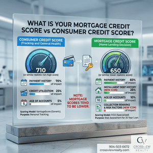 Mortgage Credit Score vs Consumer Credit Score: What's the Difference?