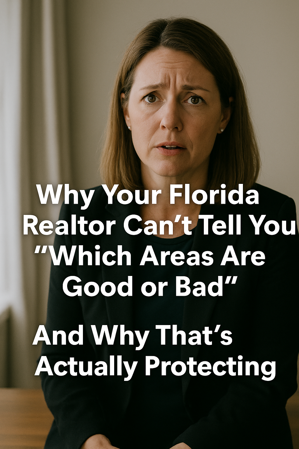 Why Your Florida Realtor Can’t Tell You “Which Areas Are Good or Bad” — And Why That’s Actually Protecting You