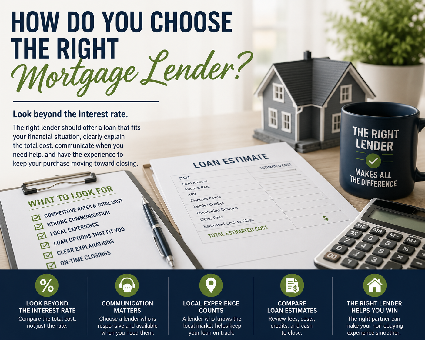 How to Choose a Mortgage Lender Before Buying a Home