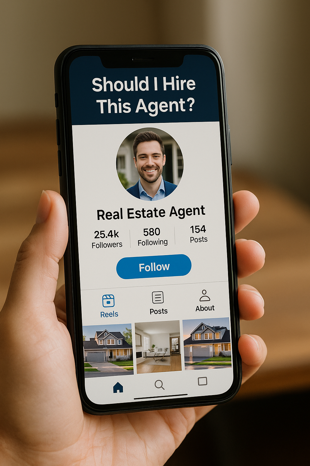 Should I Hire the Agent I See on Social Media?