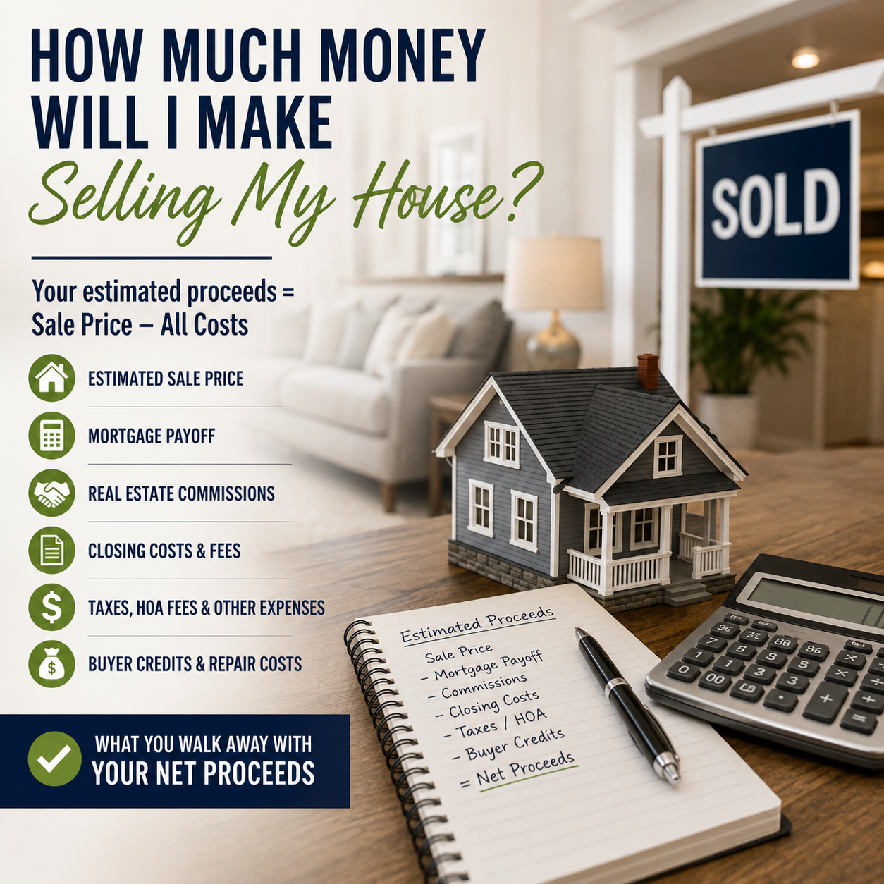 How Much Money Will I Make Selling My House?