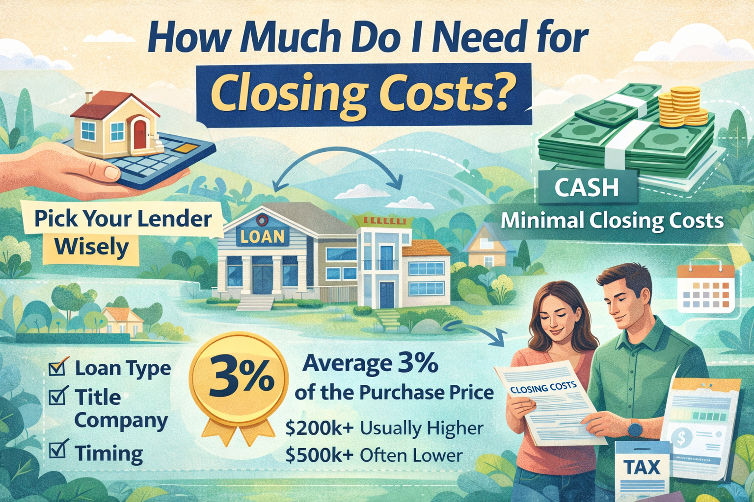 How Much Do I Need for Closing Costs?