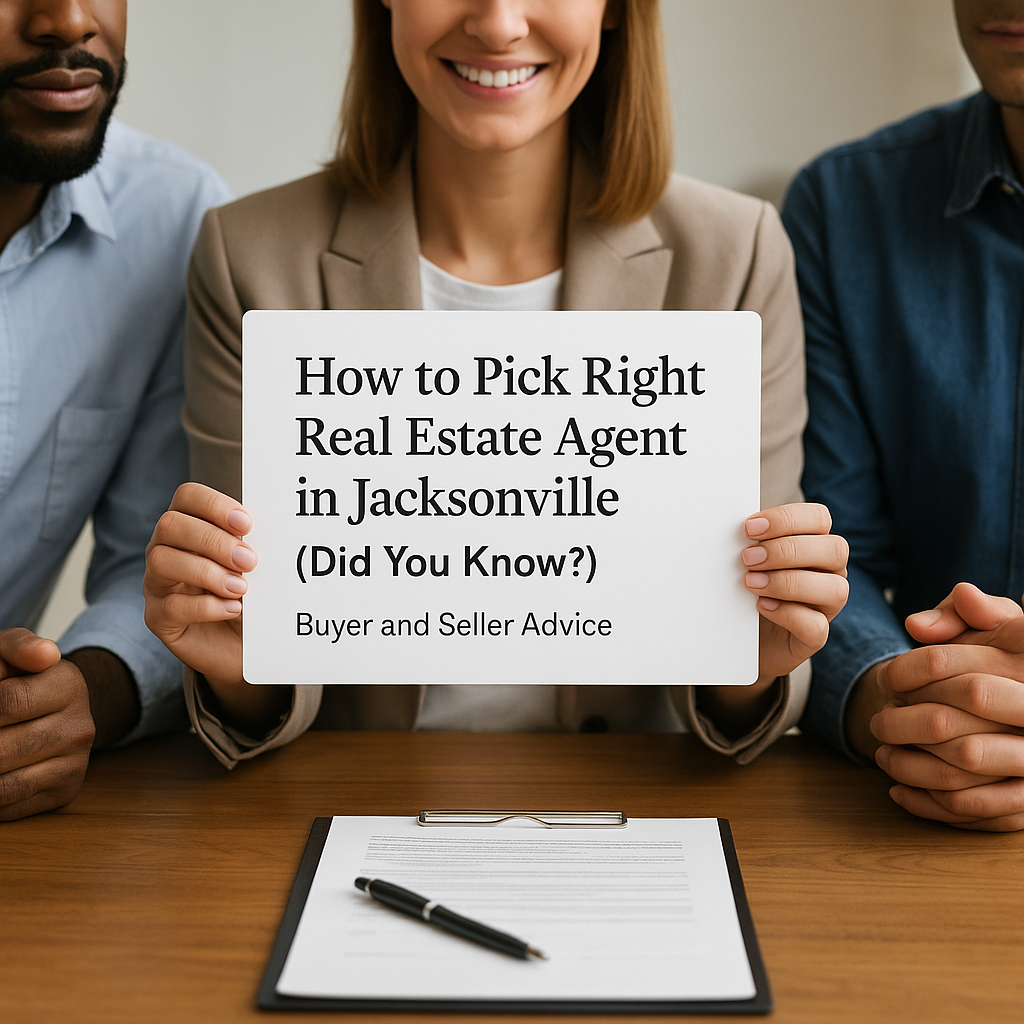How to Pick the Right Real Estate Agent in Jacksonville