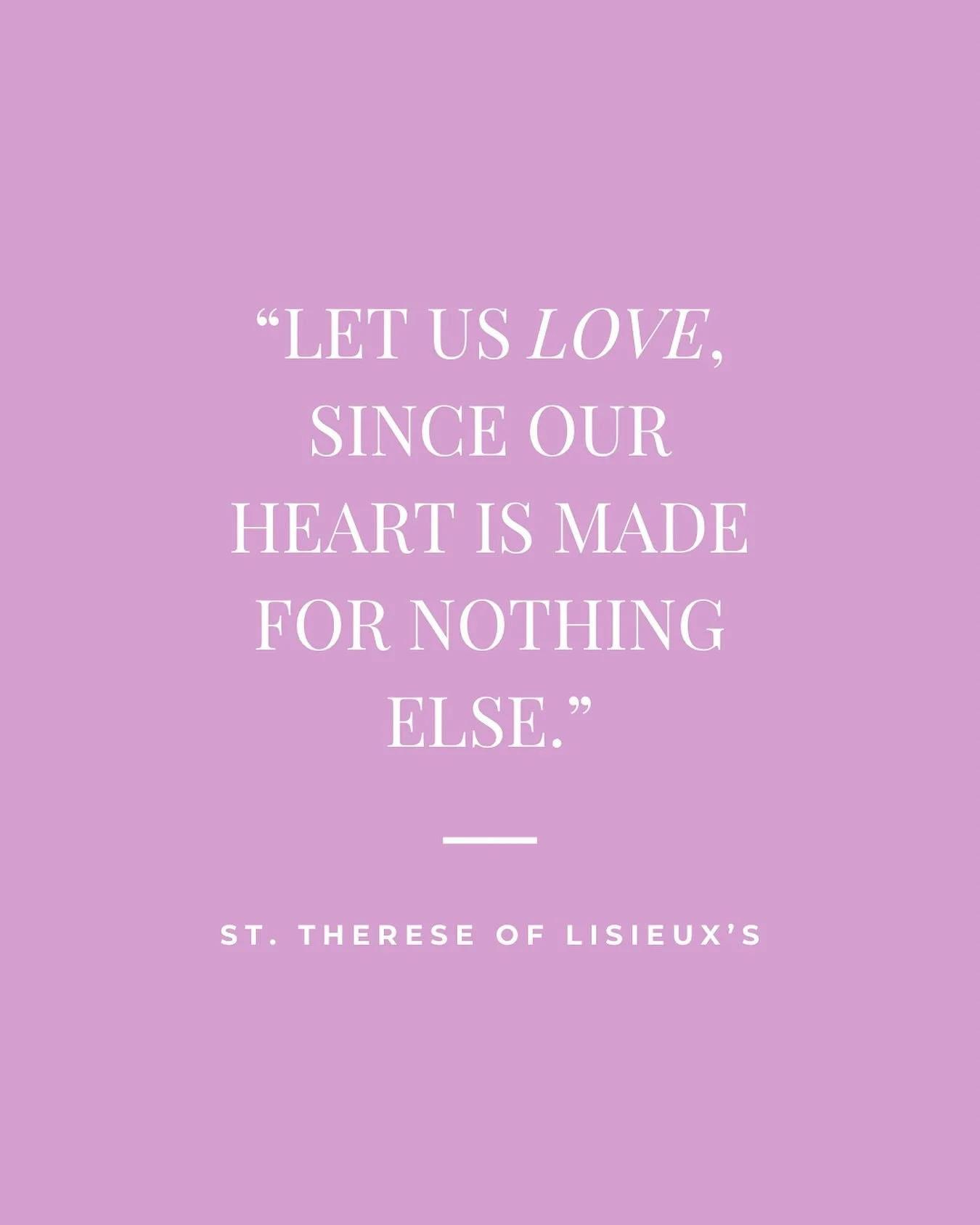 Happy St. Therese of Lisieux's Feast Day!