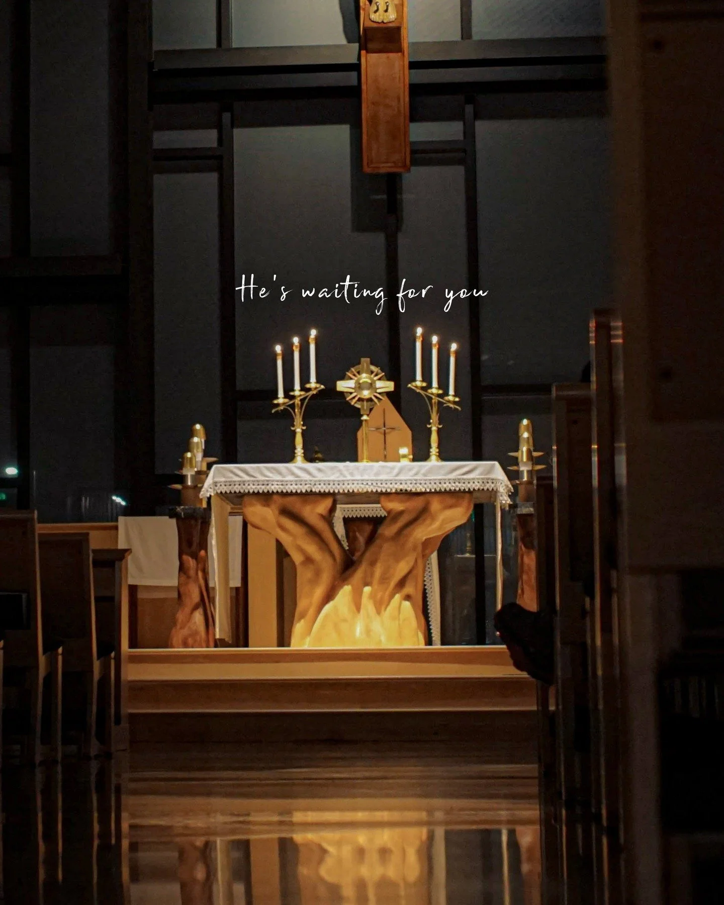 Jesus is here, and He's waiting for you.

Every Tuesday night there is Confession and Eucharistic Adoration from 6-9pm at St. Luke's. What if tonight was the night you found freedom &amp; a new start?

See you here!