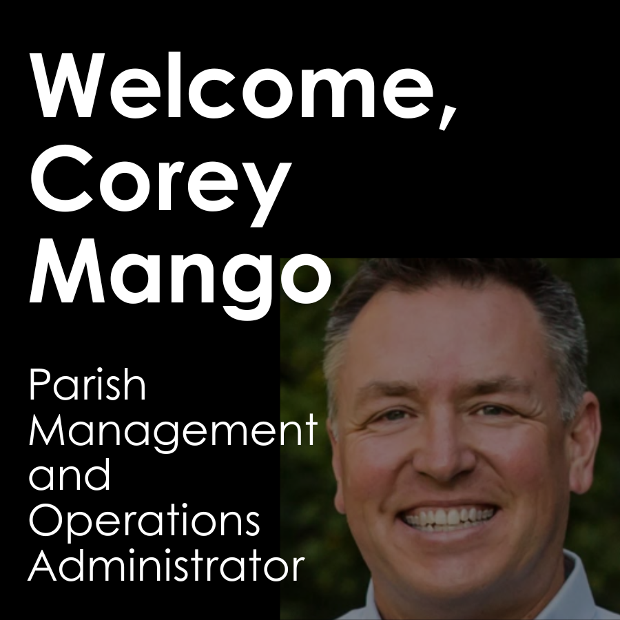 Welcome, Corey Mango