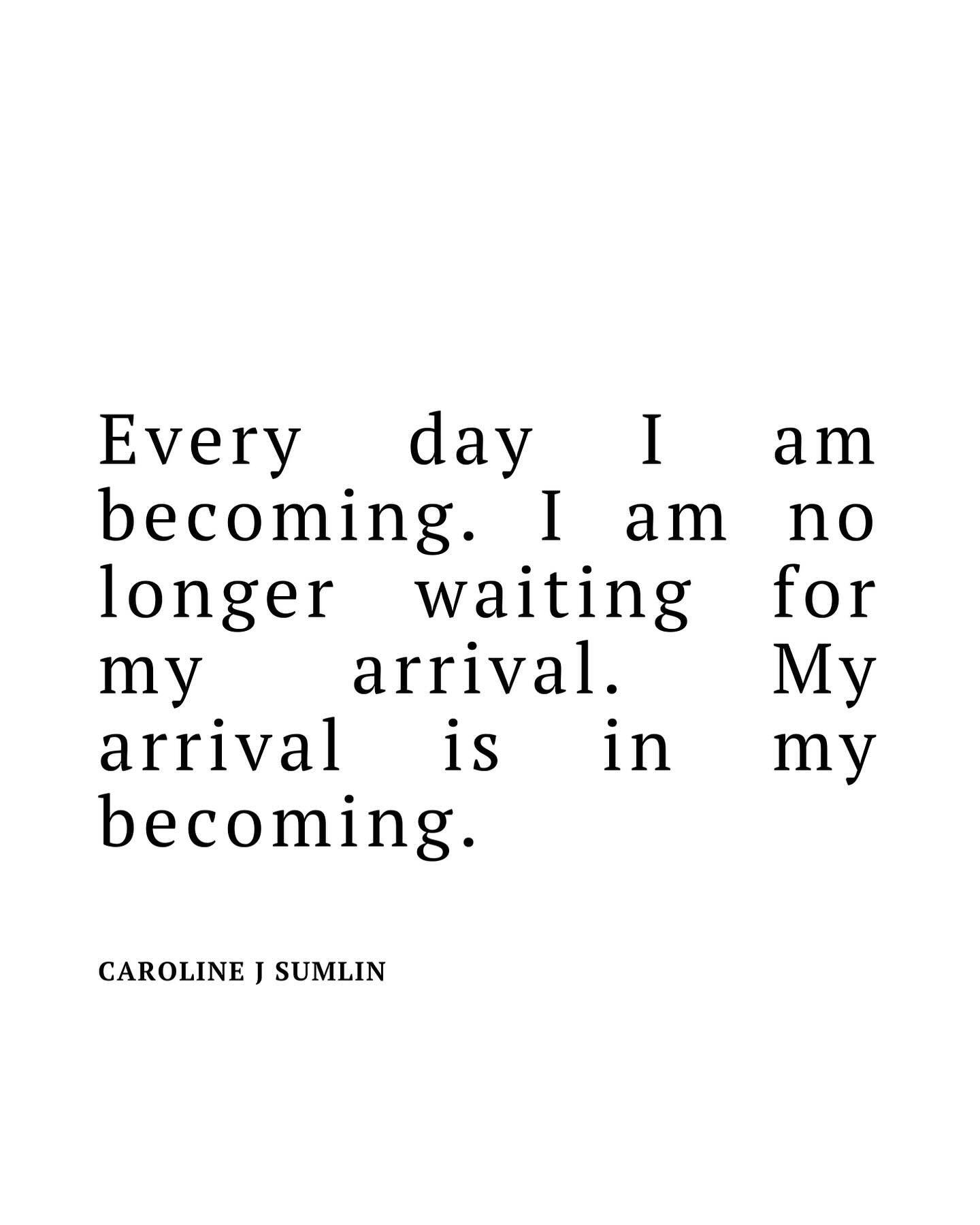 Every morning as the sun rises, we get to decide who we will become. 
We get a fresh opportunity every morning to choose who want to be. 
What we often forget is that, we never fully arrive. We are always becoming. 
Each new morning, as the dew grace