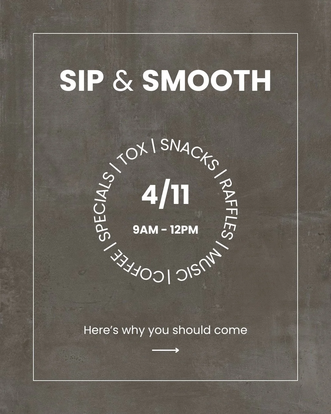 📍Our Fishersville location

The Perfect Saturday Morning: Coffee, Smooth Skin &amp; good company 💉☕️

#fishersvilleva #fishersvilleevents