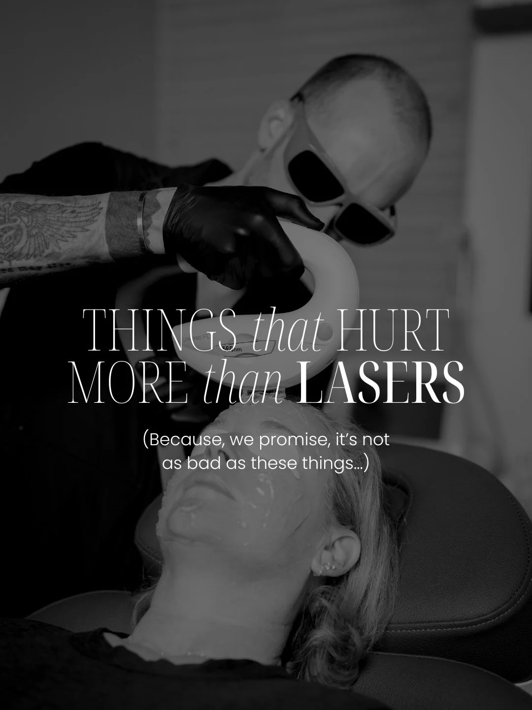 One of the biggest misconceptions about laser treatments is that they&rsquo;re extremely painful.

While everyone&rsquo;s experience is different, we apply topical numbing beforehand to help maximize comfort throughout treatment. Many patients are su