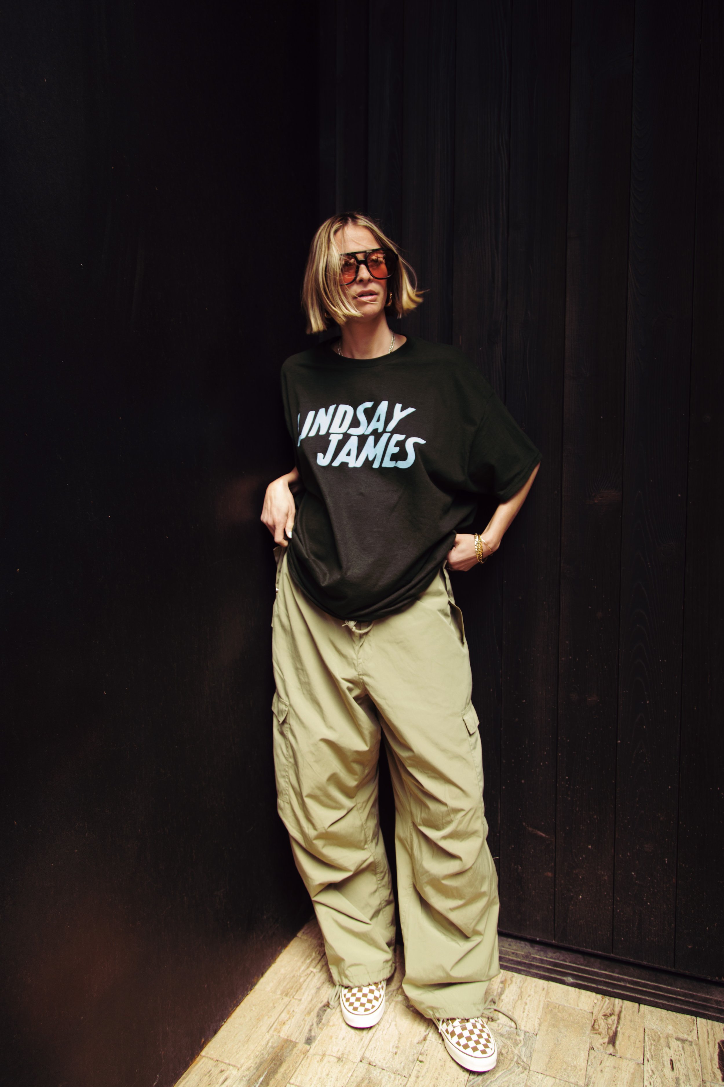 andmary Lindsay logo tops 30％OFF】 ※早い者勝ち black tops logo 