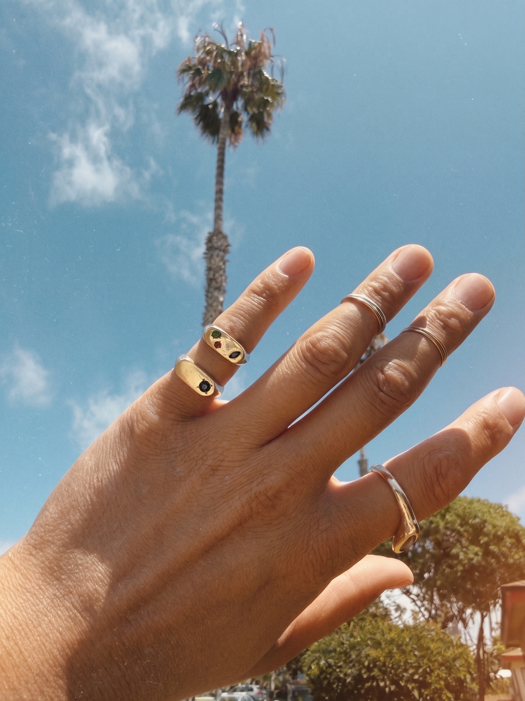 Simple Signet Pinky Ring - 14k Gold