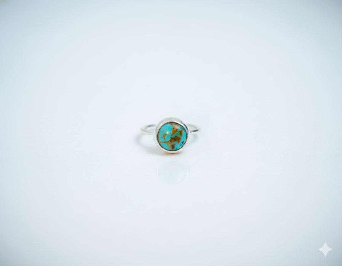 Tidepool - Sterling Silver Turquoise Ring