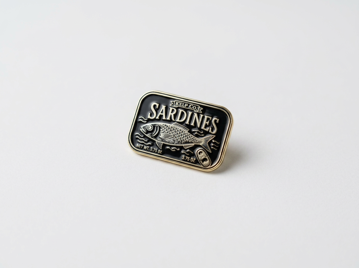 Kelp Co. Sardines Enamel Pin