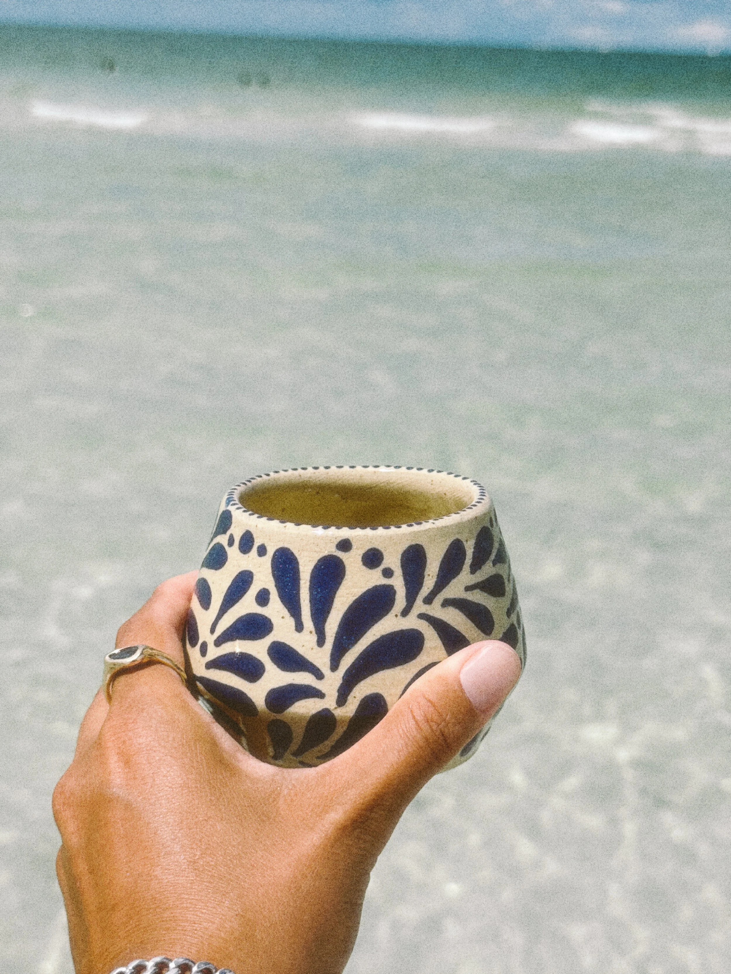Cobalt Vine Tumbler