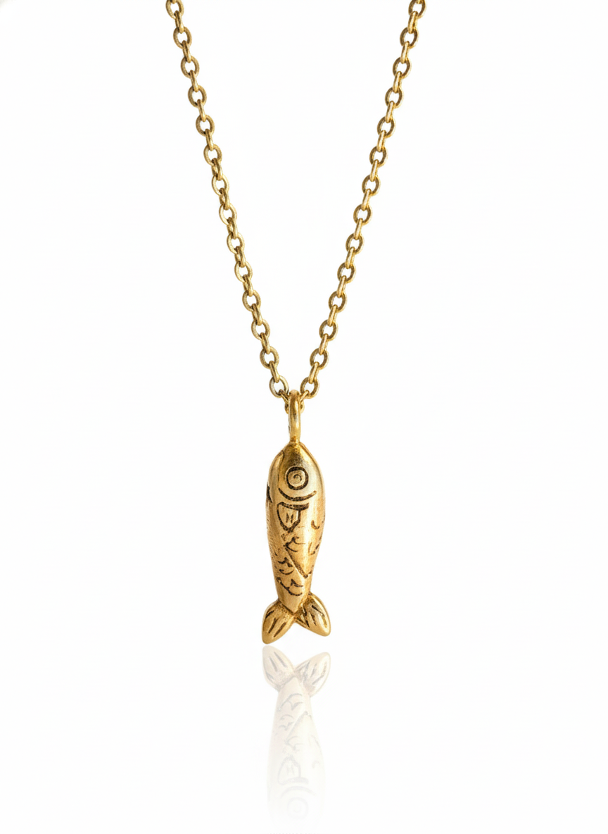 La Sardina - 14k Gold Necklace